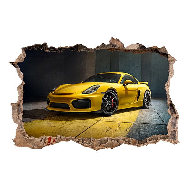 Wandtattoos: Porsche Gelb