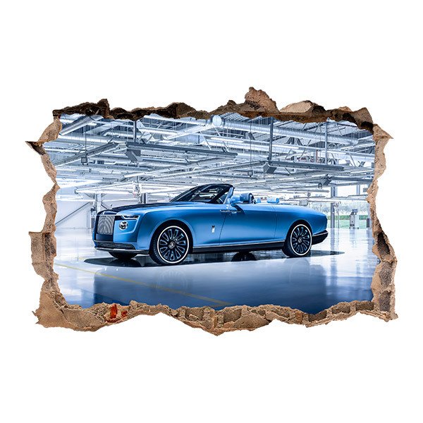 Wandtattoos: Rolls Royce Blau
