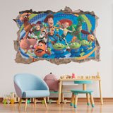 Wandtattoos: Wandtattoo Loch Toy Story 3