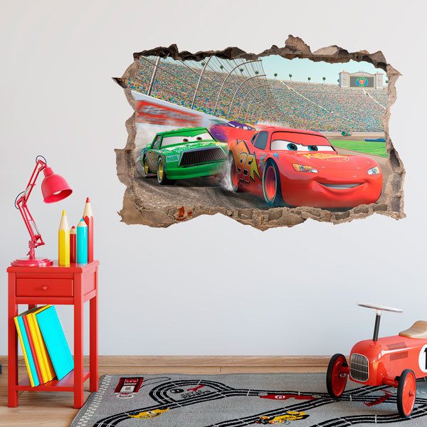 Wandtattoos: Wandtattoo Loch Rayo McQueen in Carrera