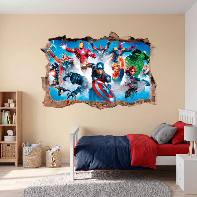 Wandtattoo Loch Avengers-Zeichen 7/7