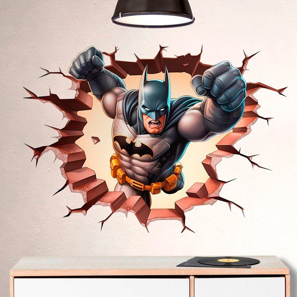 Wandtattoos: Batman in Aktion