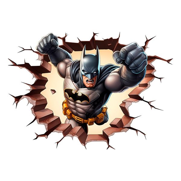 Wandtattoos: Batman in Aktion