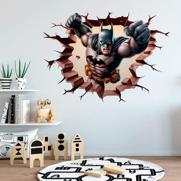 Wandtattoos: Batman in Aktion