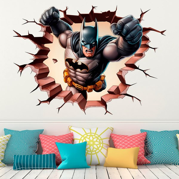 Wandtattoos: Batman in Aktion