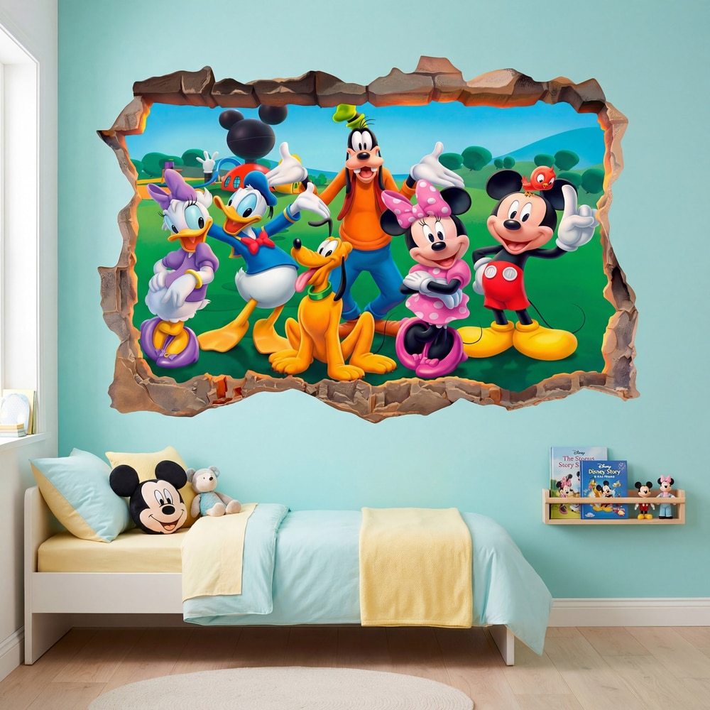 Kinderzimmer Wandtattoo: Disney Freunde Wandloch
