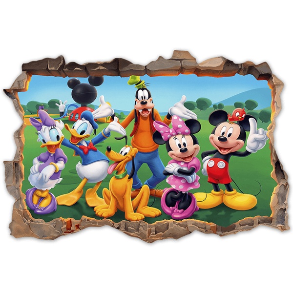 Kinderzimmer Wandtattoo: Disney Freunde Wandloch