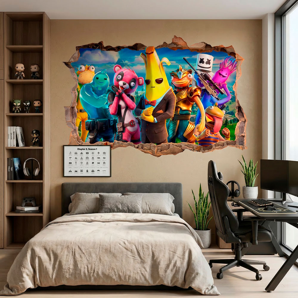 Fortnite-Helden Wandloch 4