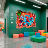 Kinderzimmer Wandtattoo: Wandloch Marvel Superhelden 13