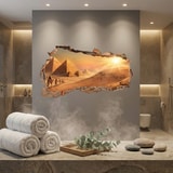 Wandtattoos: Mauerloch Pyramiden von &Auml;gypten 3