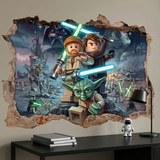 Kinderzimmer Wandtattoo: Wandloch Lego Star Wars Jedi Meister 7