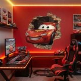 Kinderzimmer Wandtattoo: Wandloch Lightning McQueen Pixar Cars 10