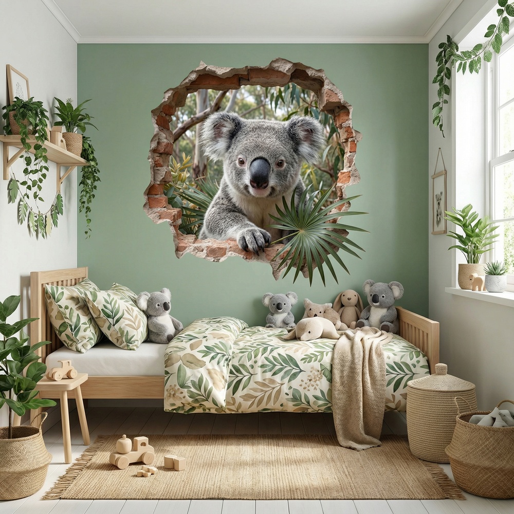 Wandtattoos: Wanddurchbruch Koala