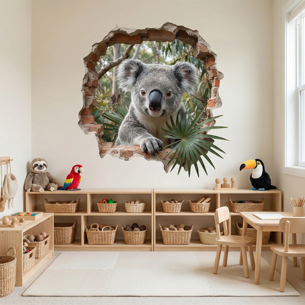 Wandtattoos: Wanddurchbruch Koala