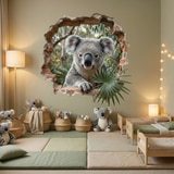Wandtattoos: Wandloch Koala im Eukalyptus 8