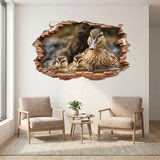 Wandtattoos: Wanddurchbruch Entenk&uuml;ken 10