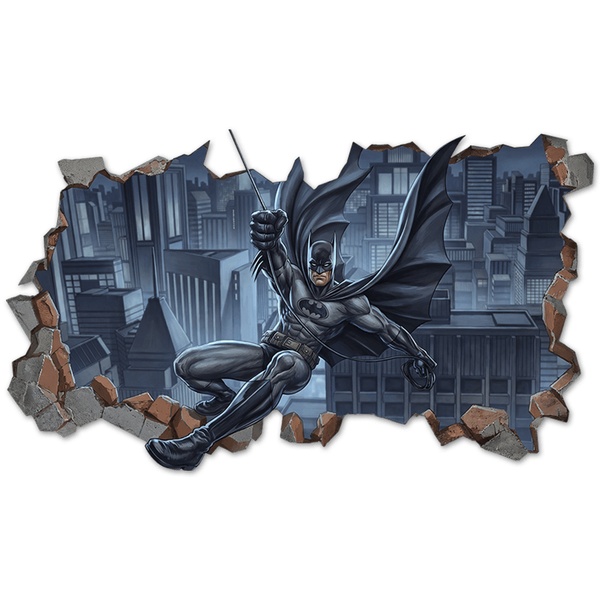 Wandtattoos: Wandloch Batman Gerechtigkeit