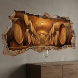 Wandtattoos: Wandloch Dinosaurier T-Rex im Dschungel 4