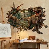 Kinderzimmer Wandtattoo: Wandloch Wilde Dinosaurier 6