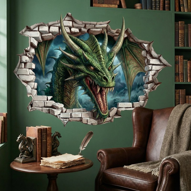 Wanddurchbruch Uralter Drache 3/6