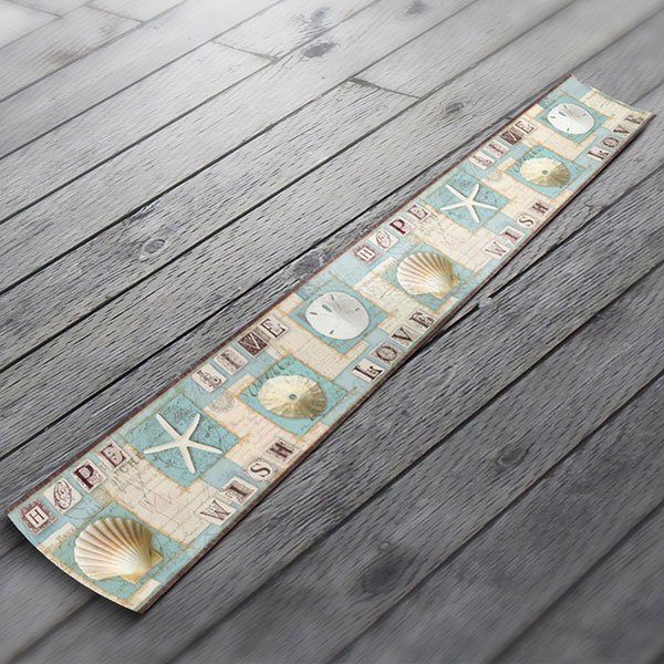 Wandtattoos: Bordüre mit marine-Motiven