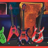 Wandtattoos: Bordüren Gitarren 4