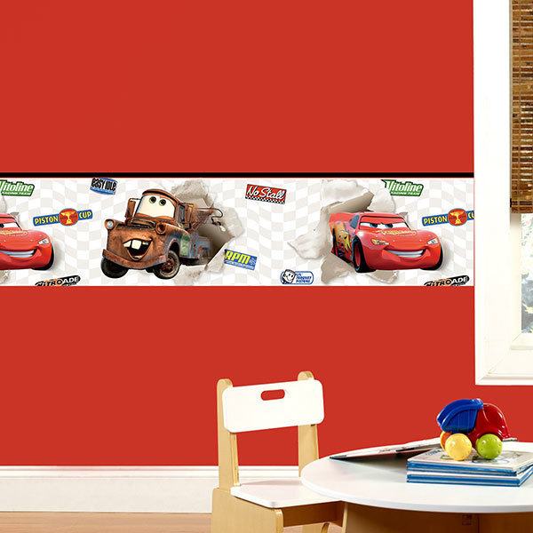Kinderzimmer Wandtattoo: Bordüre Disney Autos