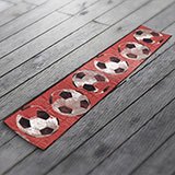 Kinderzimmer Wandtattoo: Bordüre Fußball 3