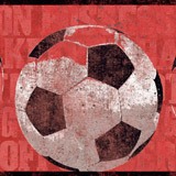 Kinderzimmer Wandtattoo: Bordüre Fußball 4