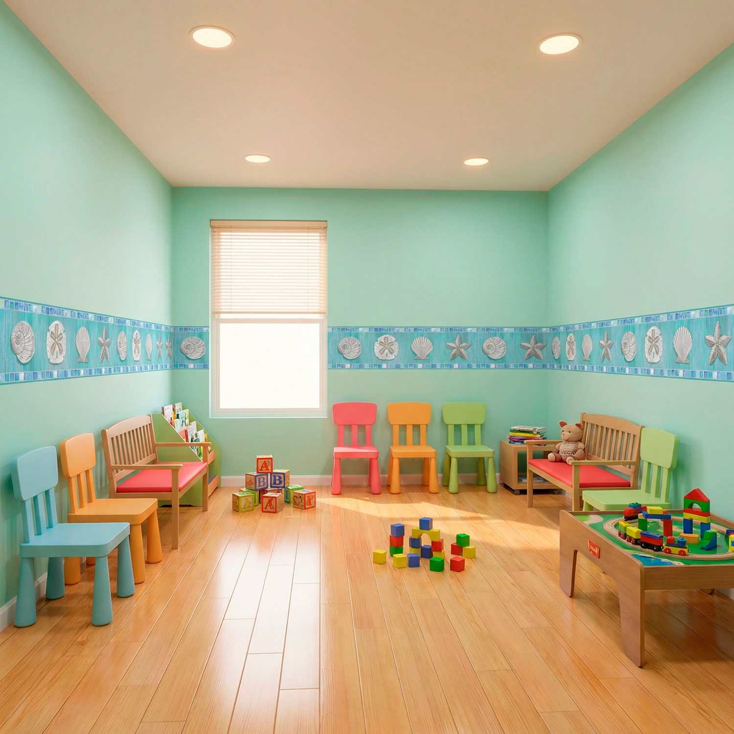 Wandtattoos: Bord&uuml;re Muscheln