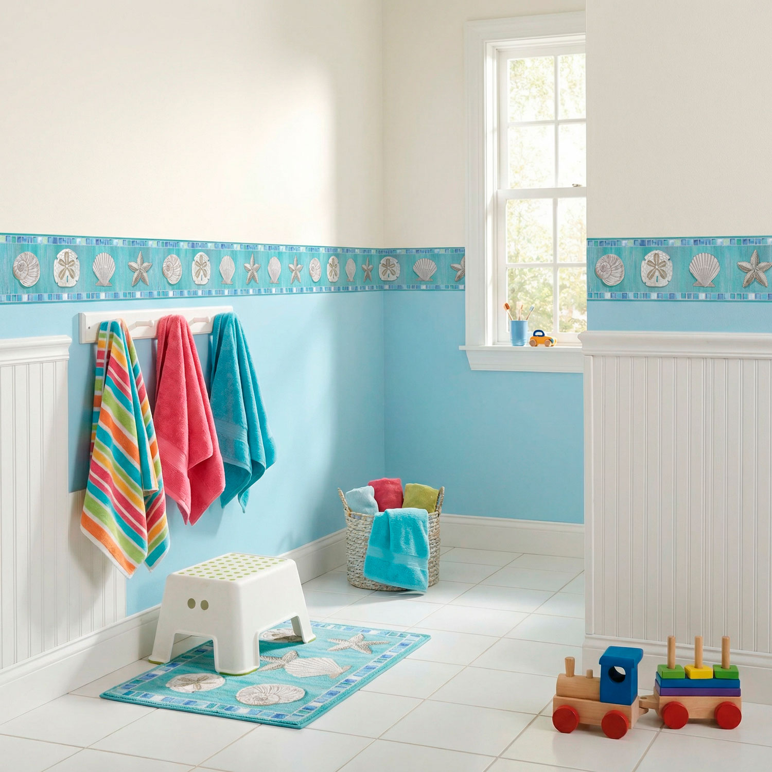 Wandtattoos: Bord&uuml;re Muscheln