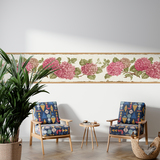 Wandtattoos: Bordüre mit Hortensie 5