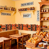 Wandtattoos: Bord&uuml;re mit B&uuml;cher 21