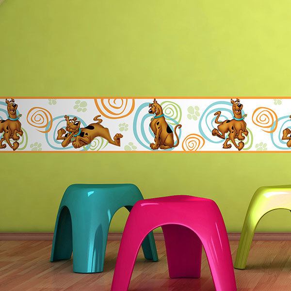 Kinderzimmer Wandtattoo: Bordüre Scooby-Doo