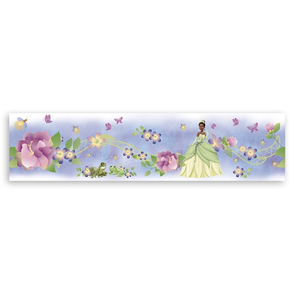 Kinderzimmer Wandtattoo: Bordüre Die Prinzessin und der Frosch