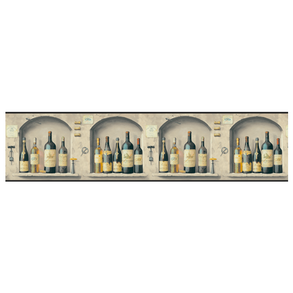 Wandtattoos: Weinflaschen