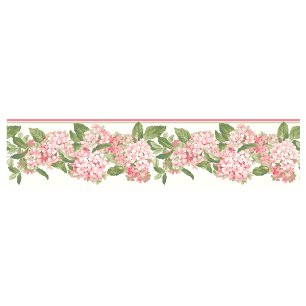 Wandtattoos: Sträuße aus rosa Hortensien