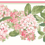 Wandtattoos: Sträuße aus rosa Hortensien 3
