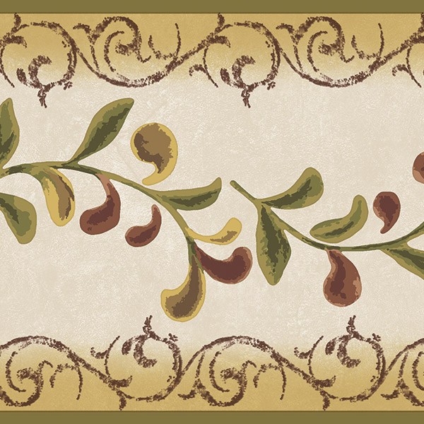 Wandtattoos: Ornamentale Blätter