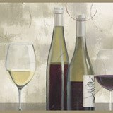 Wandtattoos: Weinflaschen und Weingläser 3