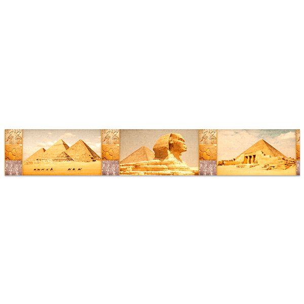 Wandtattoos: Pyramiden und Sphinx
