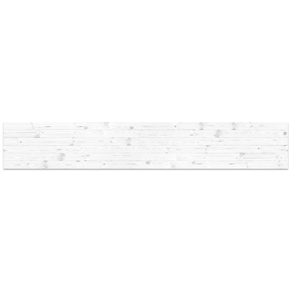 Wandtattoos: Weiß lackiertes Holz