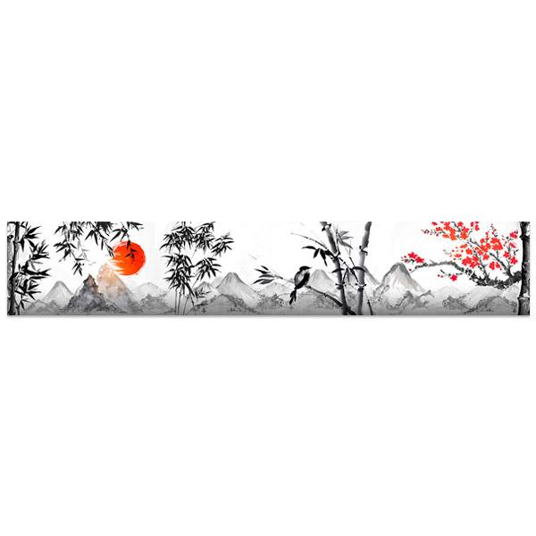 Wandtattoos: Landschaft im japanischen Stil