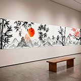 Wandtattoos: Landschaft im japanischen Stil 16