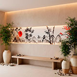 Wandtattoos: Landschaft im japanischen Stil 5