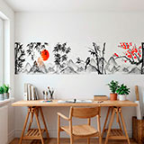 Wandtattoos: Landschaft im japanischen Stil 8