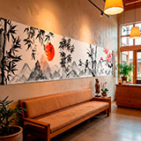 Wandtattoos: Landschaft im japanischen Stil 9