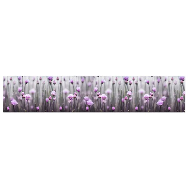 Wandtattoos: Violette Blumen