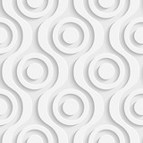 Wandtattoos: Kreise auf weißem Hintergrund 3