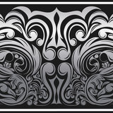 Wandtattoos: Stamm Bordure 3